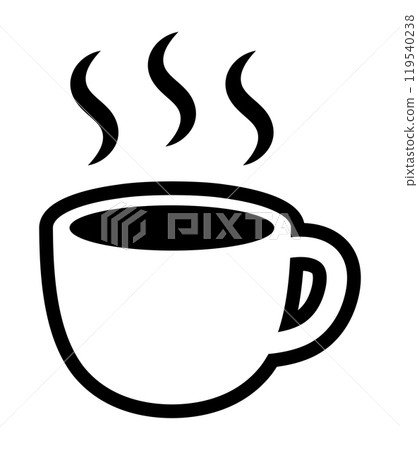 Coffee cup and steam Coffee cup and steam 119540238