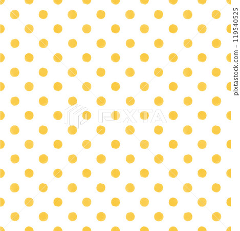 蠟筆觸感圓點(白x黃) 蠟筆觸感圓點(白x黃) 119540525