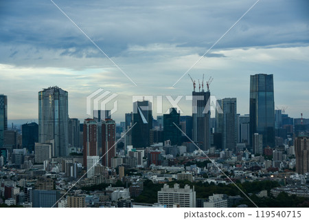 城市景觀:從摩天大樓看東京建築 城市景觀:從摩天大樓看東京建築 119540715