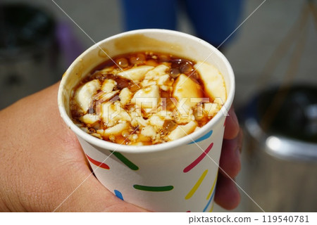 Filipino dessert "Taho" 119540781