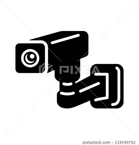 Security camera vector illustration material No.2 Security camera vector illustration material No.2 119540782