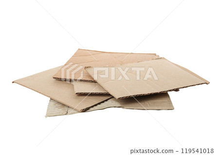 PNG, Cardboard, recycle concept, isolated on white background 119541018