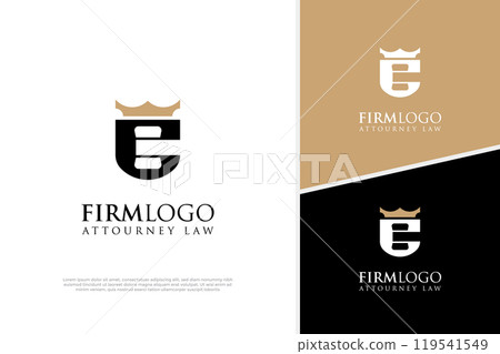 Initial C Lawyer logo design, Justice legal badge Law firm logo design template Initial C Lawyer logo design, Justice legal badge Law firm logo design template 119541549