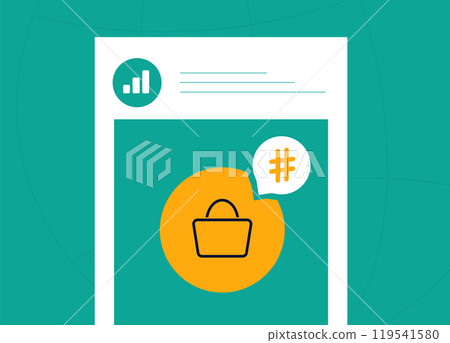 Social Commerce Trends for 2024. Explore emerging social commerce trends where users shop directly on social media platforms. Vector illustration with shopping carts, social media icons Social Commerce Trends for 2024. Explore emerging social commerce trends where users shop directly on social media platforms. Vector illustration with shopping carts, social media icons 119541580