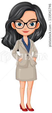 Professional Woman in Business Attire 119541746