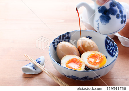 Boiled eggs (seasoned eggs) Boiled eggs (seasoned eggs) 119541766