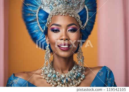 Asian hair and makeup styles that reflect future trends in 2100: Beautiful women's images generated by AI Asian hair and makeup styles that reflect future trends in 2100: Beautiful women's images generated by AI 119542105