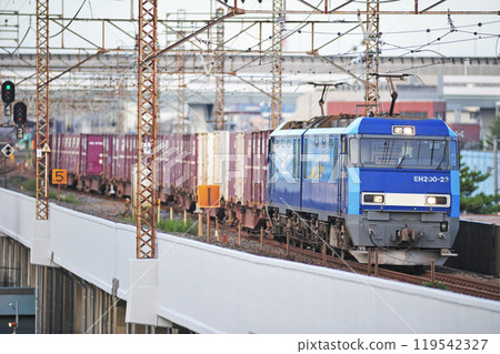 Musashino Line Nishi-Urawa - Kita-Asaka JR Freight EH200-23 (Takasaki) 119542327