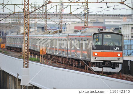 武藏野線 西浦與北淺坂 JR 東日本 205 系列 M12 編組（幕張） 119542340