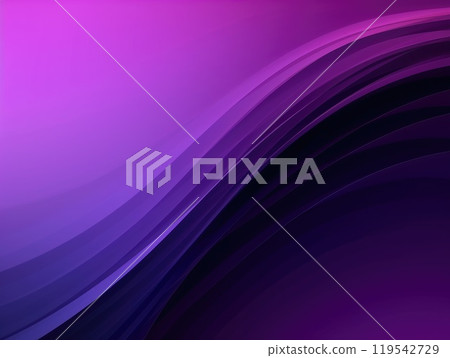 Abstract purple waves background. Generative AI 119542729
