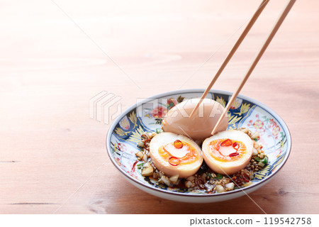 Korean-style addictive eggs: Drug eggs 119542758