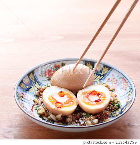 Korean-style addictive eggs: Drug eggs 119542759