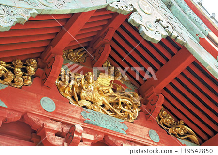 Onarimon Gate of the Taitoku-in (Tokugawa Hidetada) Mausoleum at Sayama Fudoson [Tokorozawa City, Saitama Prefecture] 119542850