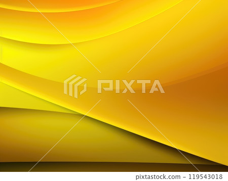 Bright yellow wave and lines abstract background. Generative AI Bright yellow wave and lines abstract background. Generative AI 119543018