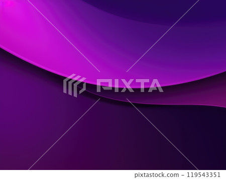 Abstract purple waves background. Generative AI 119543351