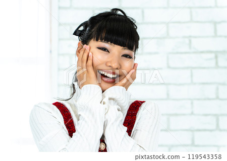 A woman with a nice look A woman with a nice look 119543358