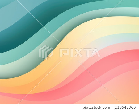 Colorful lines abstract background. Generative AI 119543369