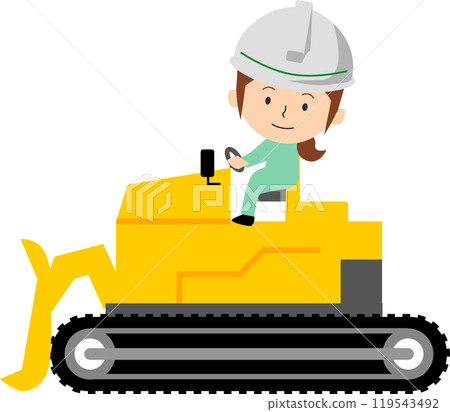 駕駛推土機的女人 駕駛推土機的女人 119543492