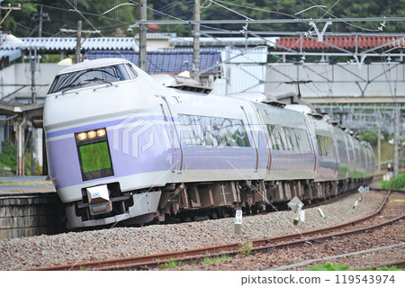 Chuo Line Uenohara JR East E351 Series S2 Formation (Matsumoto) Super Azusa Holiday Rapid Chuo Line Uenohara JR East E351 Series S2 Formation (Matsumoto) Super Azusa Holiday Rapid 119543974