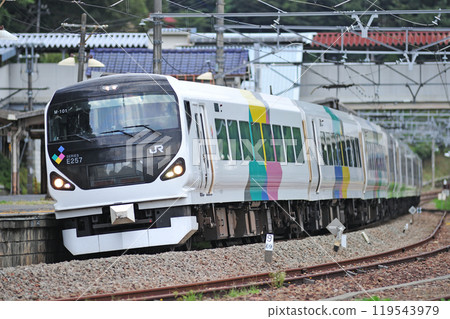 中央本線 上野原 JR 東 E257 系列 0 系列 M-101 組織(松本)梓海治 中央本線 上野原 JR 東 E257 系列 0 系列 M-101 組織(松本)梓海治 119543979