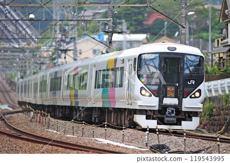 中央本線鹽津上野原JR東E257系列0系列M-114編隊（松本）梓海治 119543995
