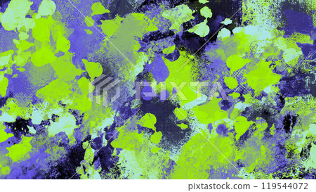 混合綠色和藍色的油漆紋理 119544072