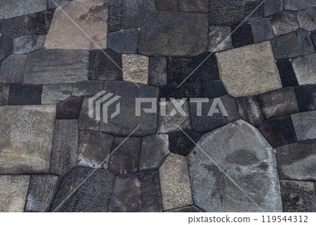 The stone walls of the Imperial Palace in Tokyo are designed with stones of various colors The stone walls of the Imperial Palace in Tokyo are designed with stones of various colors 119544312