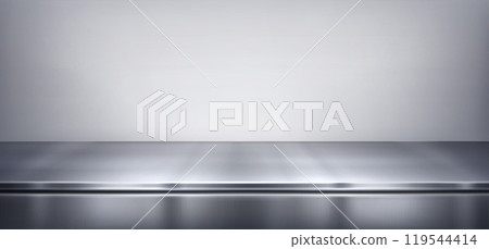Sleek grey metal shiny surface Sleek grey metal shiny surface 119544414