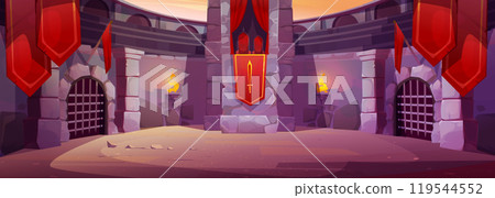 Ancient roman gladiator arena Ancient roman gladiator arena 119544552