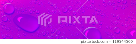 Banner with water droplets and puddles pattern Banner with water droplets and puddles pattern 119544560
