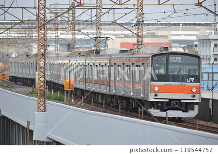 武藏野線 西浦與北淺坂 JR 東日本 205 系列 M34 編組（幕張） 119544752