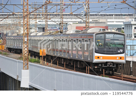 Musashino Line Nishi-Urawa - Kita-Asaka JR East 205 series M35 formation (Makuhari) 119544776