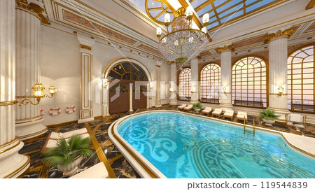 Indoor swimming pool 119544839