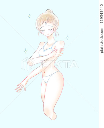 Beauty image of women in underwear 119545440