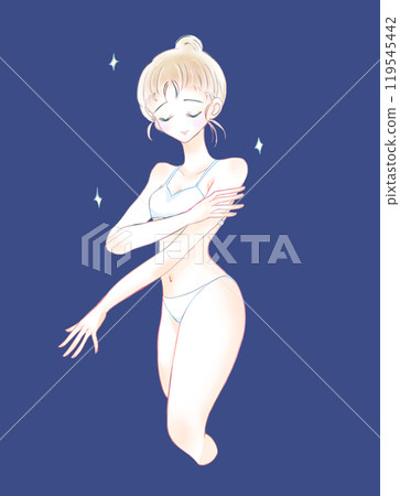 Beauty image of women in underwear 119545442