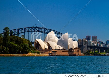 歌劇院和海港大橋是世界遺產，也是澳洲新南威爾斯州雪梨的象徵 119546019