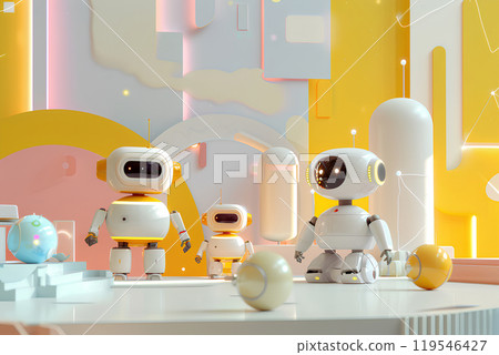 AI機器人的辦公室風景-2 119546427