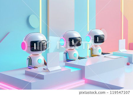 AI機器人的辦公室風景-8 AI機器人的辦公室風景-8 119547107