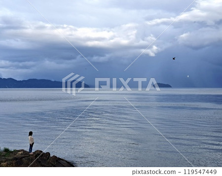 雨後的湖 119547449