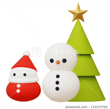 3D material_Christmas ornaments 3D material_Christmas ornaments 119547709