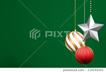 3D素材_聖誕飾品 3D素材_聖誕飾品 119548301