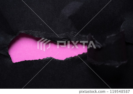 Black paper with holes Black paper with holes 119548587