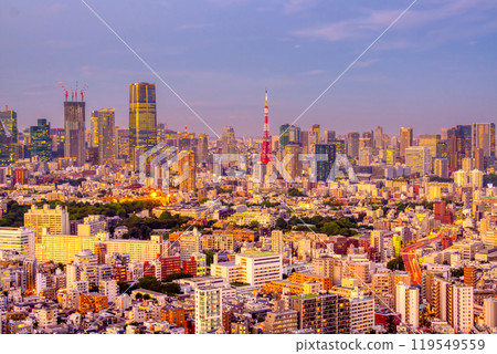 Tokyo night view 2024 Tokyo night view 2024 119549559