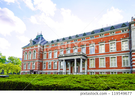 The former main building of the Ministry of Justice (Chiyoda Ward, Tokyo), built in the neo-baroque style during the Meiji period 119549677