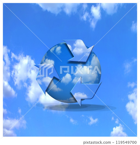 Recycling and Eco in the Blue Sky Recycling and Eco in the Blue Sky 119549700