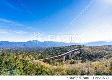 北海道上士幌町國道273號線松見橋,秋日的三國峠 北海道上士幌町國道273號線松見橋,秋日的三國峠 119549777