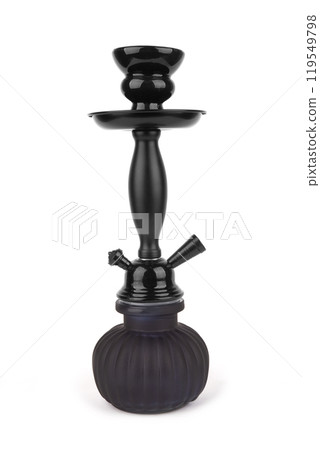 Black hookah isolated 119549798