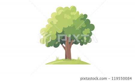 卡通树插画素材 卡通树插画素材 119550084