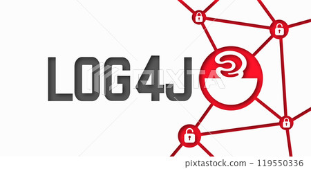 Java problem. Log4Shell cyber attack concept. Log4J security vulnerability. The code is red, the concept of a computer virus infection over the network. Java problem. Log4Shell cyber attack concept. Log4J security vulnerability. The code is red, the concept of a computer virus infection over the network. 119550336