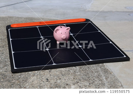 Solar power generation, power outage, power saving, disaster, emergency power supply Solar power generation, power outage, power saving, disaster, emergency power supply 119550575